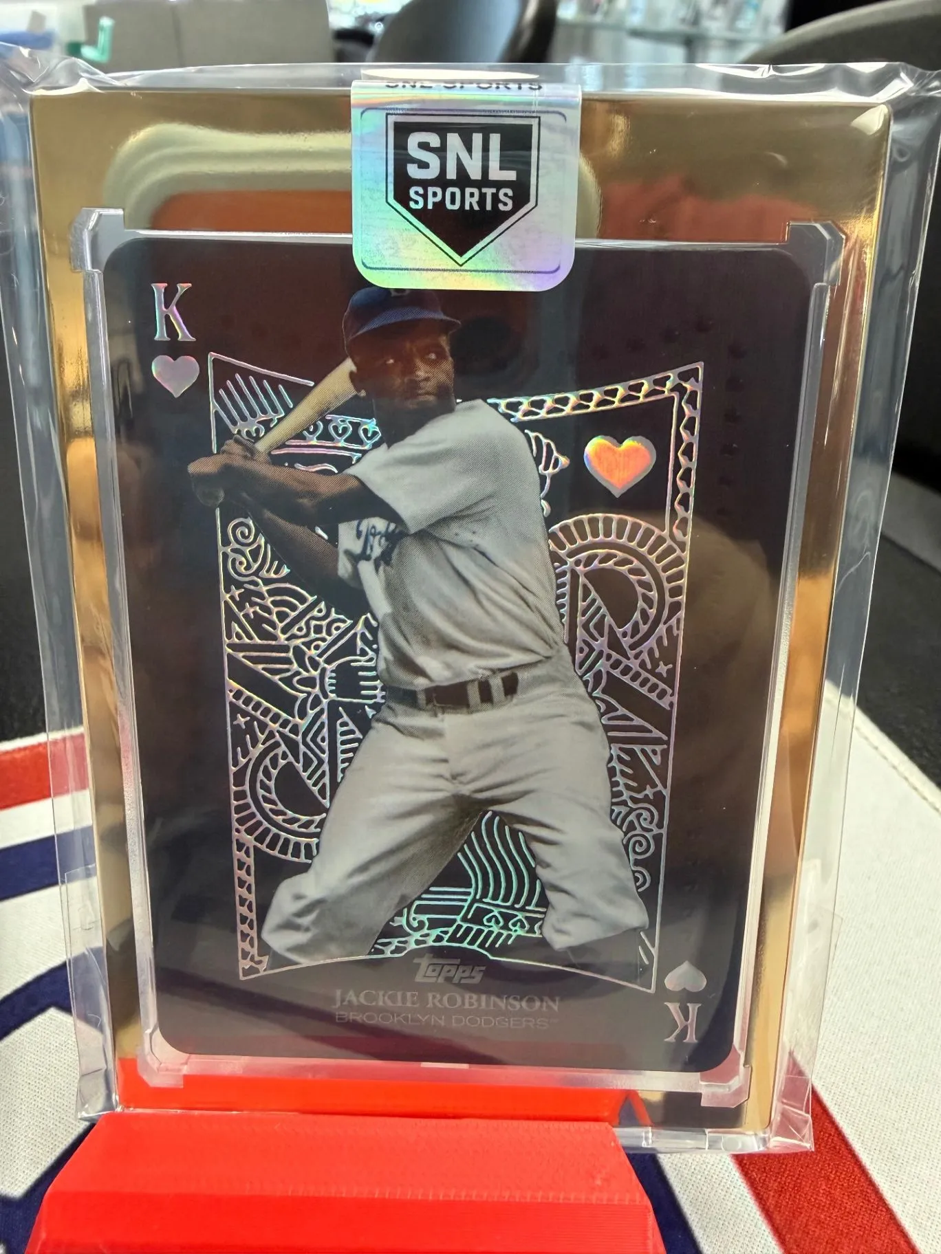 Jackie Robinson card front